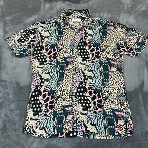 Jack & Jones Short sleeve button up size medium